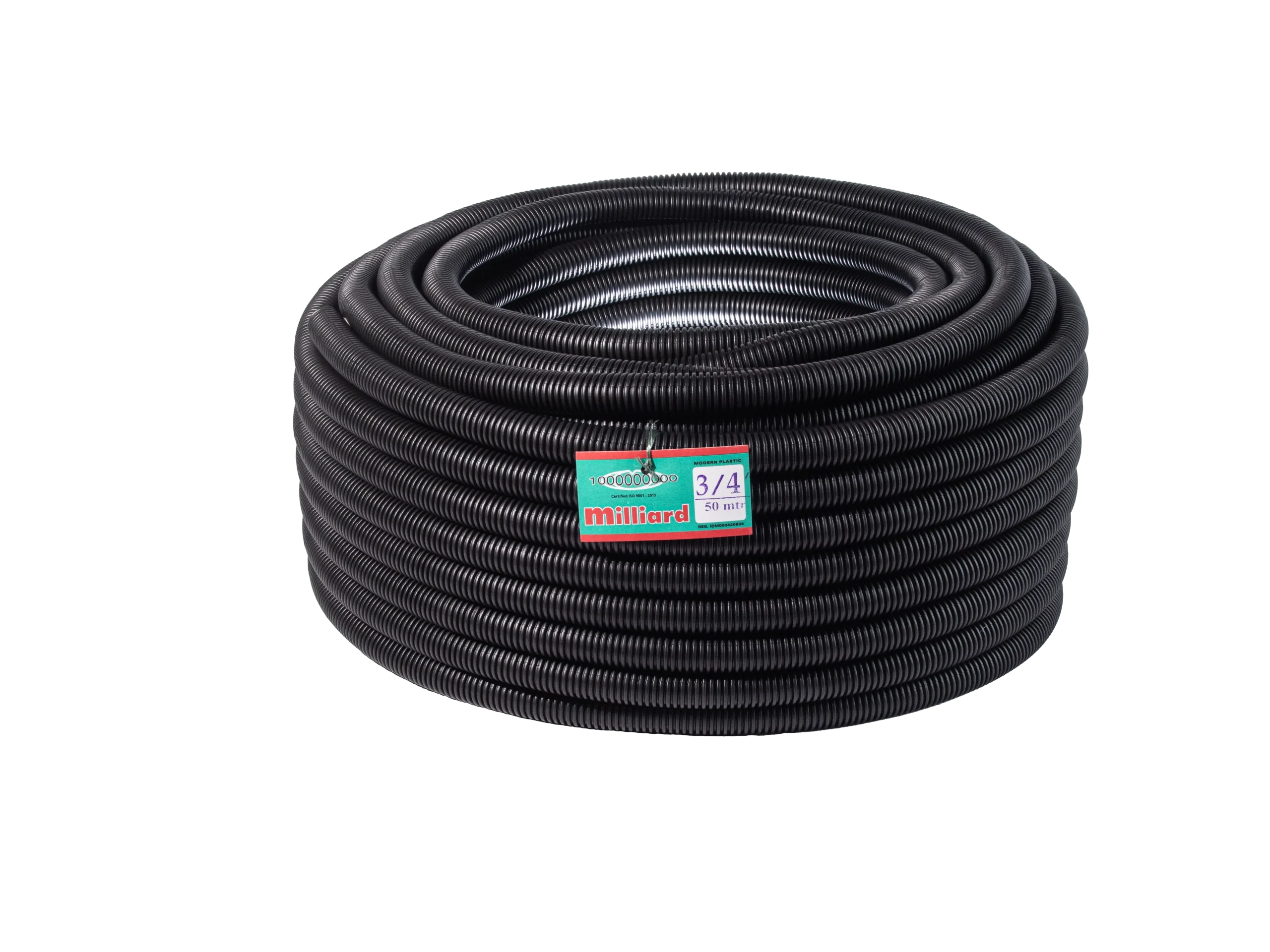 MILLIARD Flexible Hose black 3-4 50meter with label