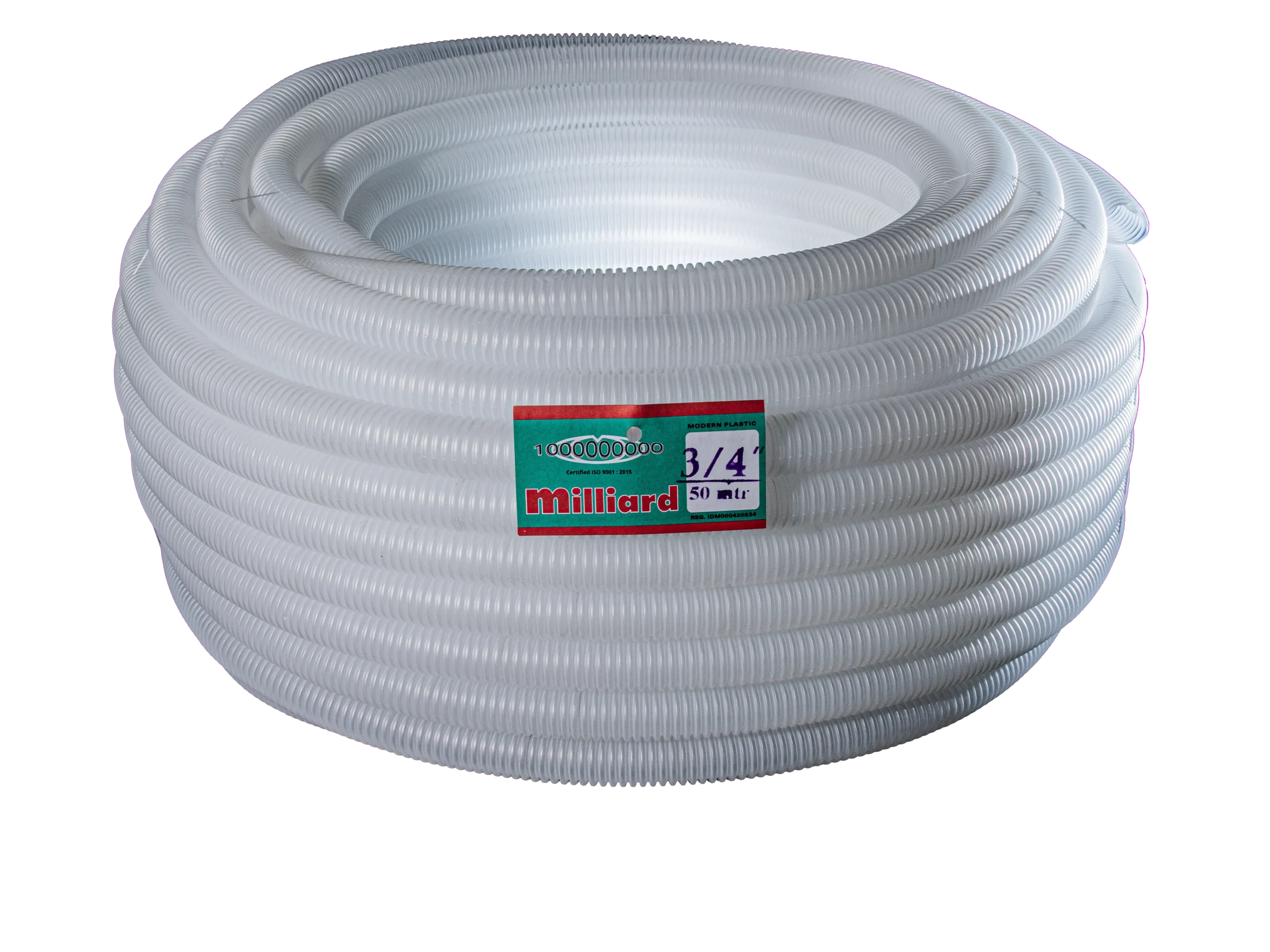 MILLIARD Flexible Hose white 3-4 50meter with label